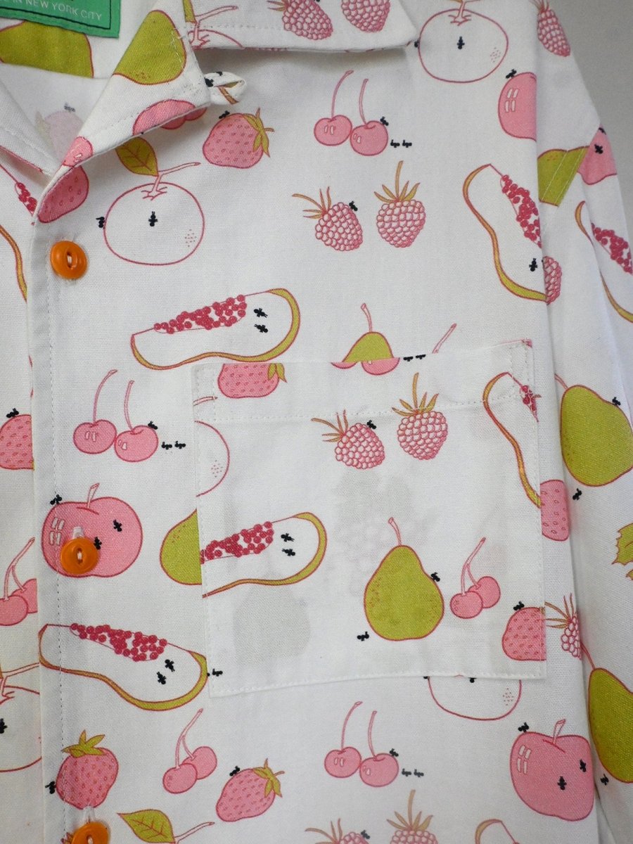 Camisa abotonada "Tutti-Frutti" - Blackberry