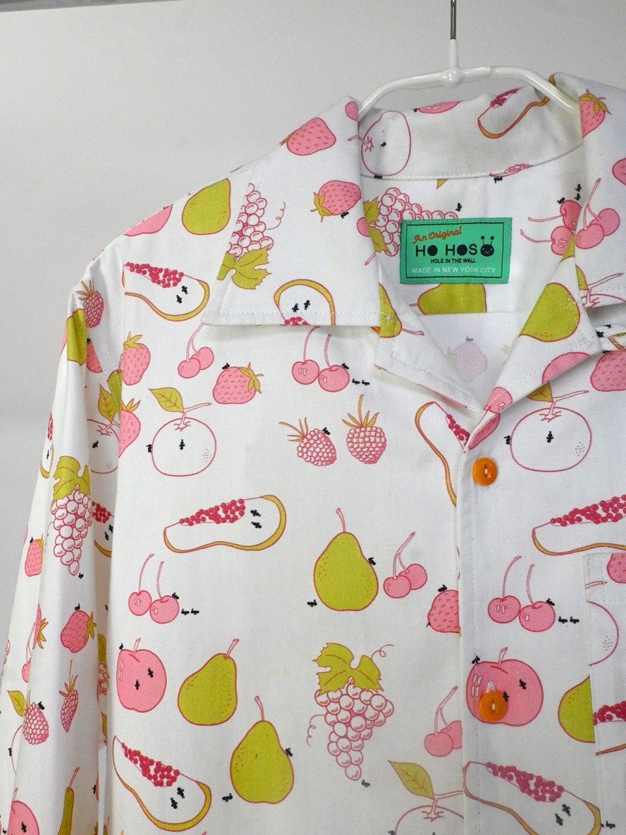 Camisa abotonada "Tutti-Frutti" - Blackberry