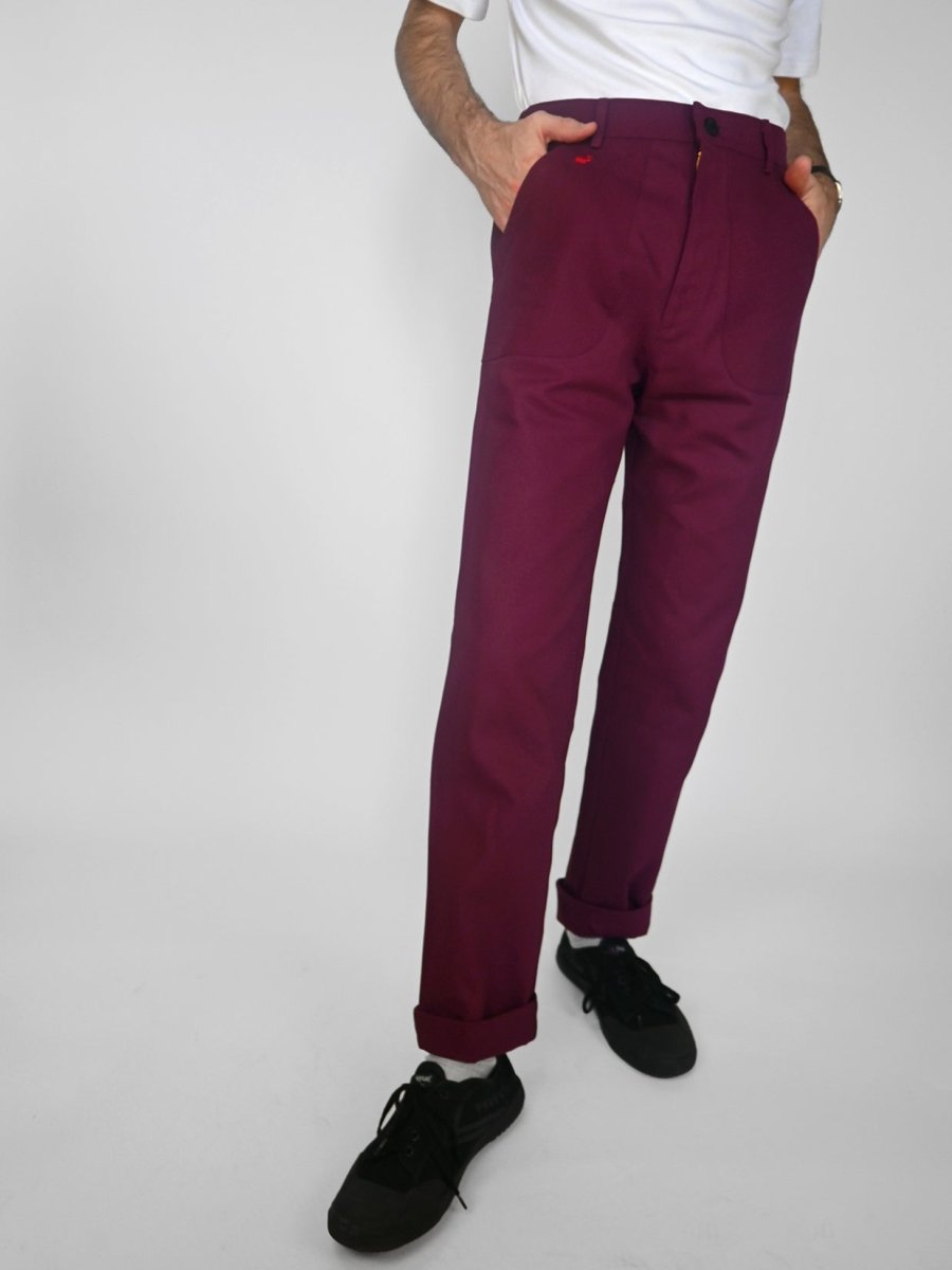 Pantalon de Travail "Fire Ant" - Sangria