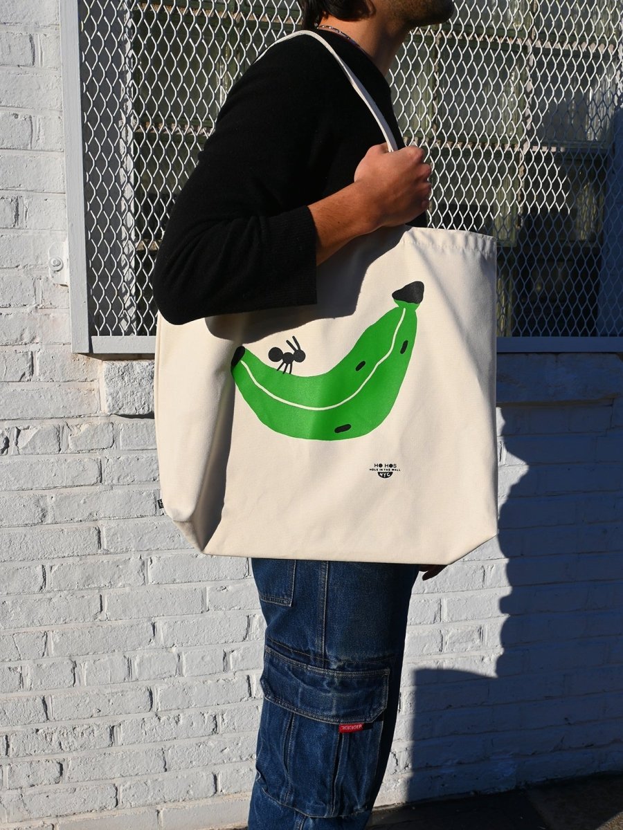 "Plantain" tote bag - Design by HO HOS HOLE IN THE WALL