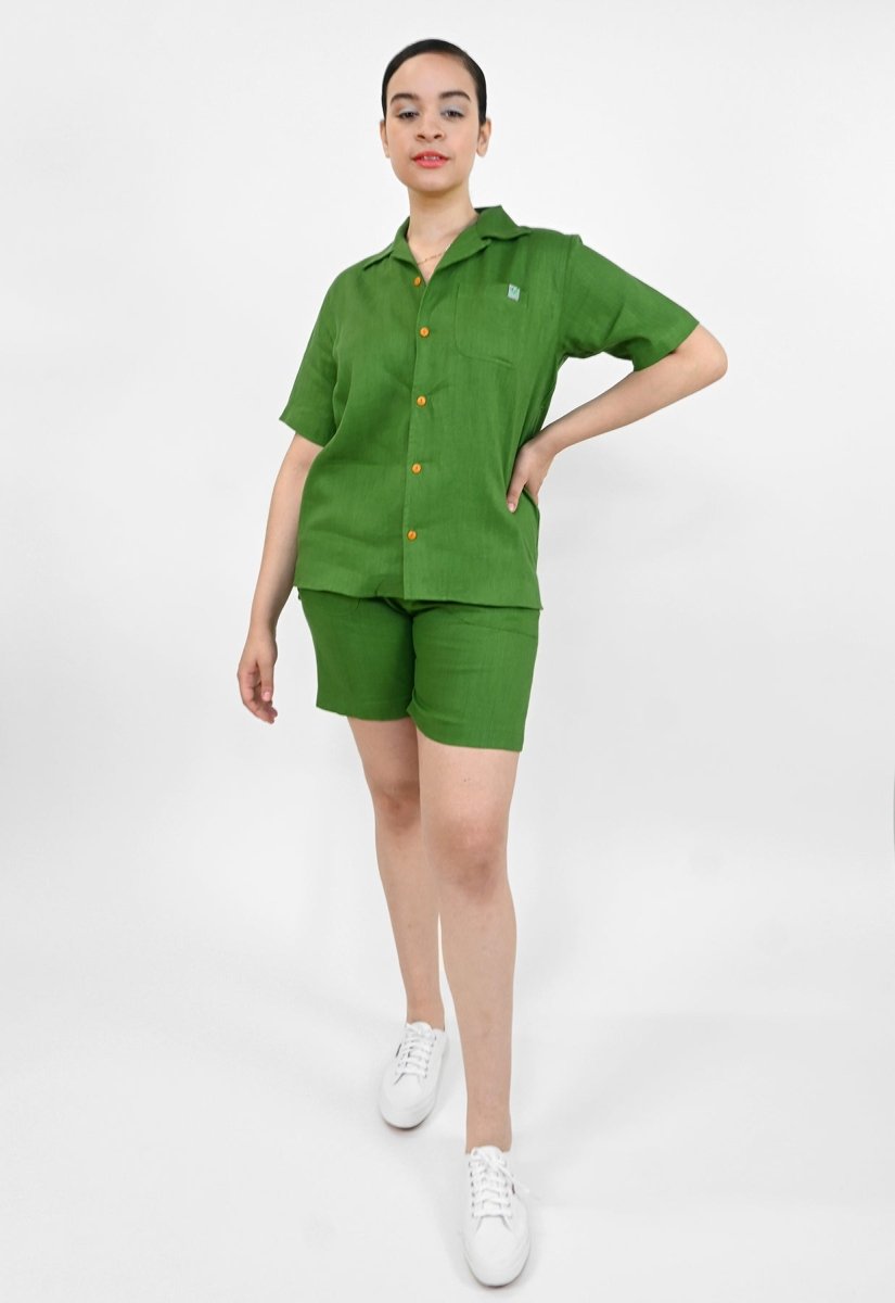 Camisa Botones "Tutti-Frutti" - Verde Plátano